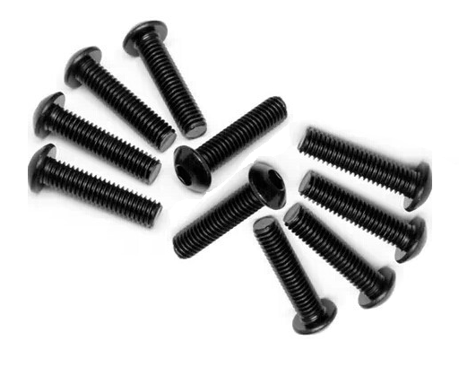 ROVAN 6x33mm Fine Thread Button Head Screws 10pcs - ROV-68021