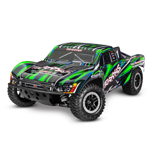 TRAXXAS SLASH 4WD VXL EHD Green Short Course Truck w/ 3500kv Brushless Motor and TSM - 68386-4GRN