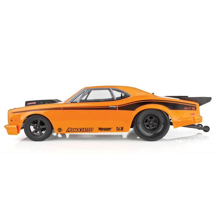 TEAM ASSOC. DR10 Orange Drag Race Car w/ XP120 2.4Ghz Radio, 3300kv Brushless Motor & DVC - ASS70025