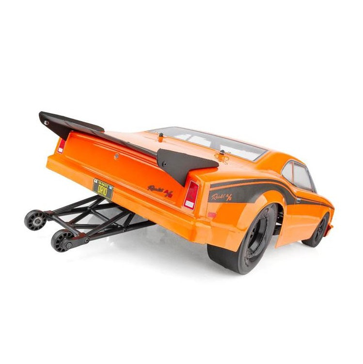 TEAM ASSOC. DR10 Orange Drag Race Car w/ XP120 2.4Ghz Radio, 3300kv Brushless Motor & DVC - ASS70025