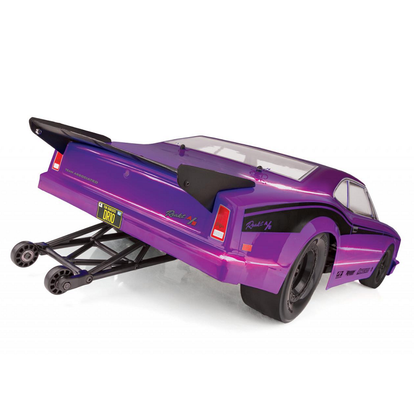 TEAM ASSOC. DR10 Purple Drag Race Car w/ XP120 2.4Ghz Radio, 3300kv Brushless Motor & DVC - ASS70028