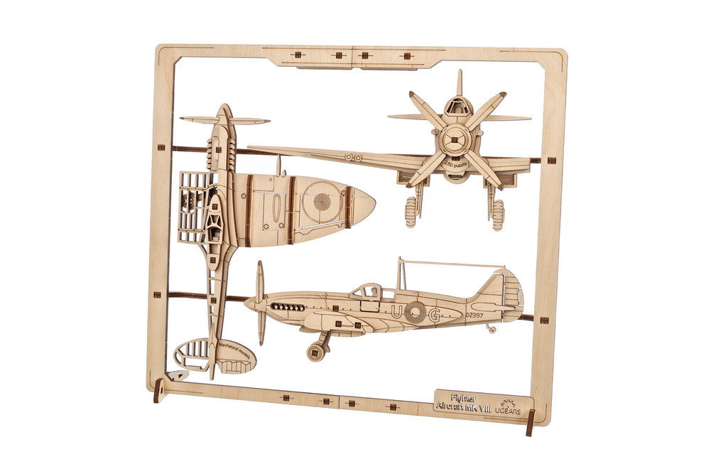 UGEARS Fighter Aircraft 2.5D Puzzle - 70196