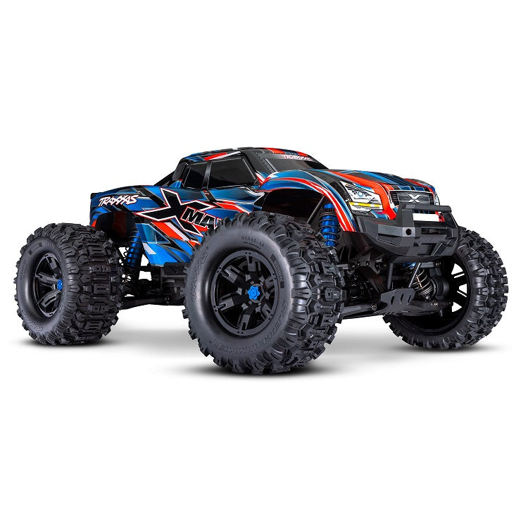 TRAXXAS X-MAXX 8S Belted Blue Monster Truck - 77096-4BLUE