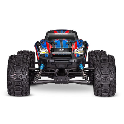 TRAXXAS X-MAXX 8S Belted Blue Monster Truck - 77096-4BLUE