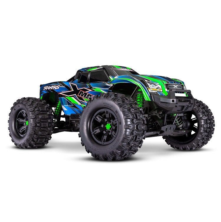 TRAXXAS X-MAXX 8S Belted Green Monster Truck - 77096-4GRN