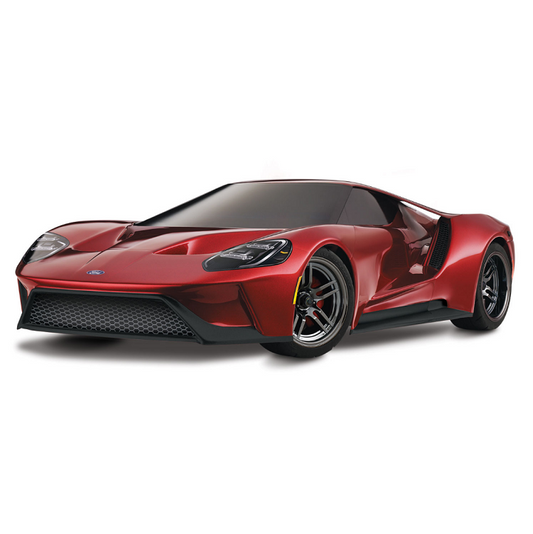 TRAXXAS FORD GT 1:10 AWD SUPERCAR Red with TQI 2.4Ghz Radio, TSM and Brushed Motor Driveline - 83056-4RED