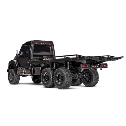 TRAXXAS Black TRX-6 ULTIMATE RC HAULER 6WD Flatbed Truck - 88086-84BLK