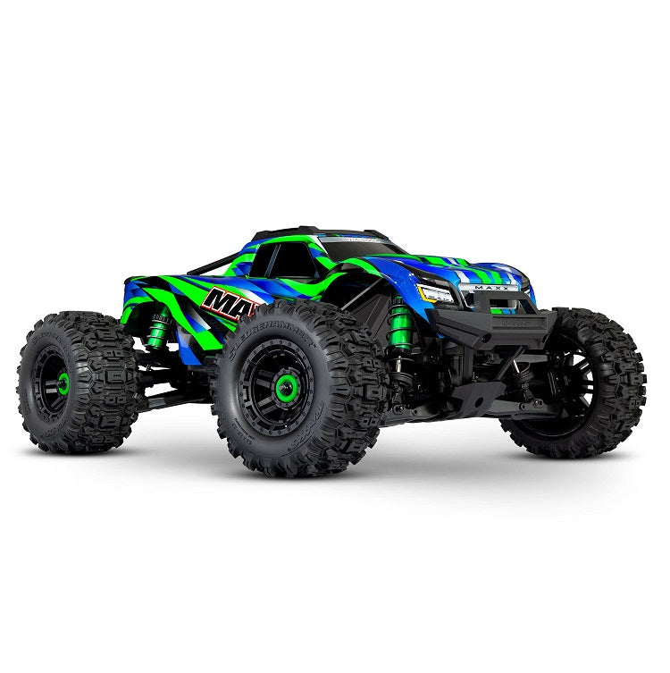 TRAXXAS WIDE MAXX Green 1:10 2400kv Brushless Monster Truck - 89086-4GRN