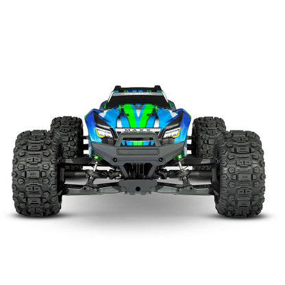 TRAXXAS WIDE MAXX Green 1:10 2400kv Brushless Monster Truck - 89086-4GRN