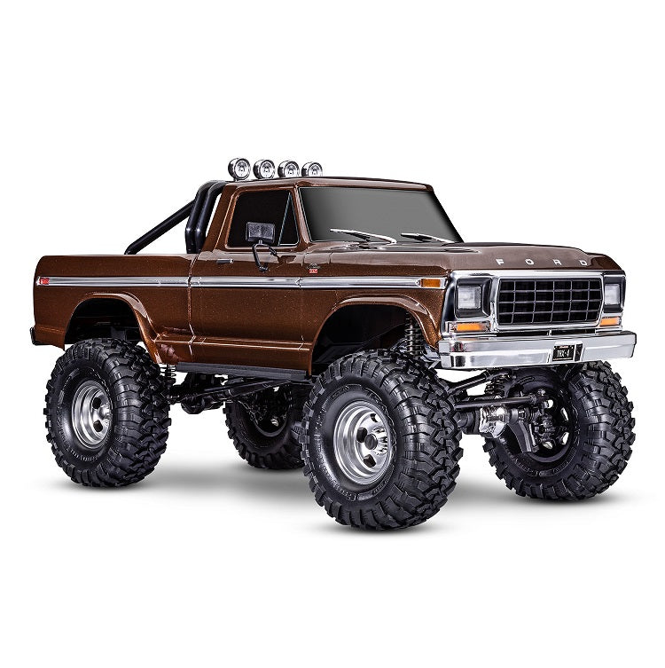 TRAXXAS TRX-4 HIGH TRAIL 1979 FORD F-150 PICKUP Brown Scale & Trail Crawler - 92046-4BRWN