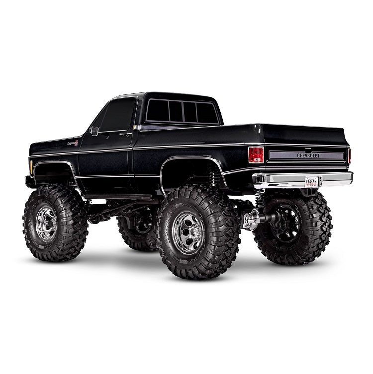 TRAXXAS TRX-4 1979 Chevy K10 High Trail Pickup Black Scale & Trail Crawler - 92056-4BLK