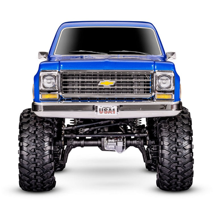 TRAXXAS TRX-4 1979 Chevy K10 High Trail Pickup Metallic Blue Scale & Trail Crawler - 92056-4BLUE