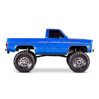 TRAXXAS TRX-4 1979 Chevy K10 High Trail Pickup Metallic Blue Scale & Trail Crawler - 92056-4BLUE