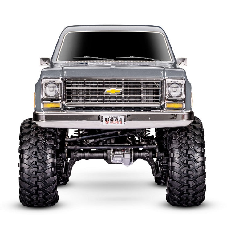 TRAXXAS TRX-4 1979 Chevy K10 High Trail Pickup Metallic Silver Scale & Trail Crawler - 92056-4SLVR