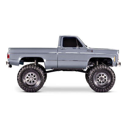 TRAXXAS TRX-4 1979 Chevy K10 High Trail Pickup Metallic Silver Scale & Trail Crawler - 92056-4SLVR