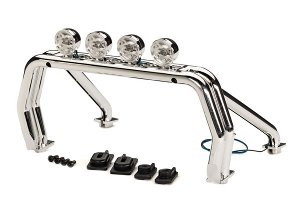 TRAXXAS Roll Bar Chrome w/ LED Lights - 9262X