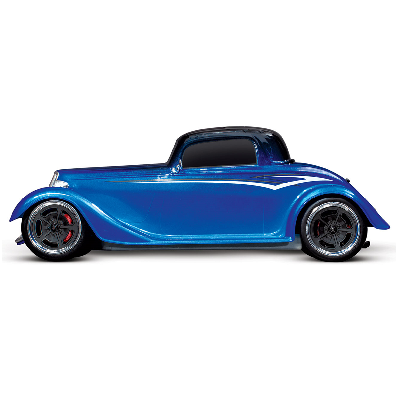 TRAXXAS 1:10 1933 Hot Rod Coupe Blue AWD Factory-5 4-Tec 3.0 w/ TQ 2.4Ghz Radio - 93044-4BLUE