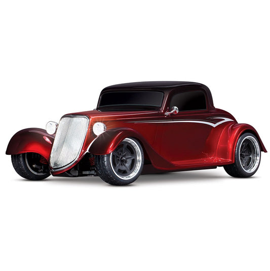 TRAXXAS 1:10 1933 Hot Rod Coupe Red AWD Factory-5 4-Tec 3.0 w/ TQ 2.4Ghz Radio - 93044-4RED