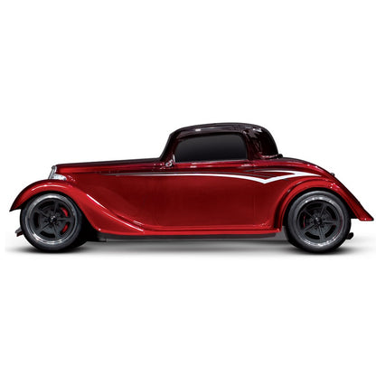 TRAXXAS 1:10 1933 Hot Rod Coupe Red AWD Factory-5 4-Tec 3.0 w/ TQ 2.4Ghz Radio - 93044-4RED