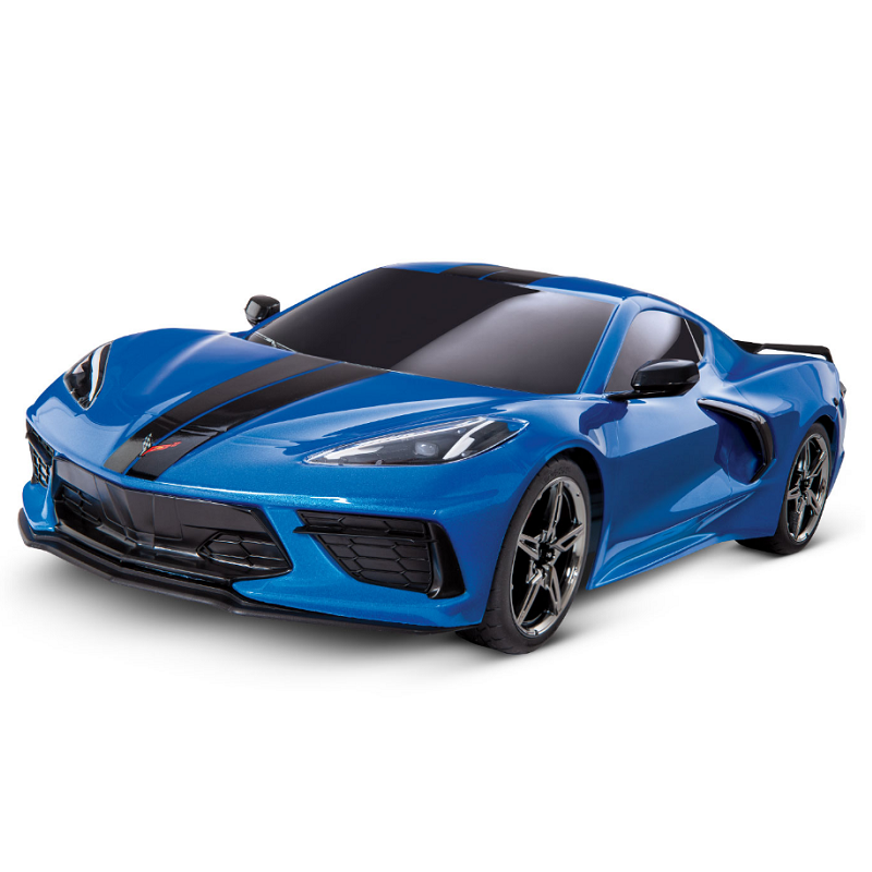 TRAXXAS 1:10 CORVETTE STINGRAY 4Tec 3.0 AWD Supercar Blue 93054-4BLUE