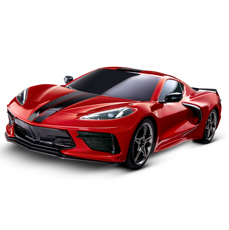 TRAXXAS 1:10 CORVETTE STINGRAY 4Tec 3.0 AWD Supercar Red 93054-4RED