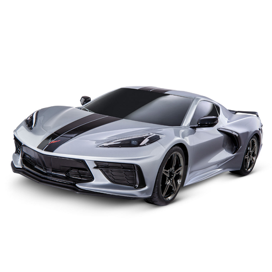 TRAXXAS 1:10 CORVETTE STINGRAY 4Tec 3.0 AWD Supercar Silver 93054-4SLVR