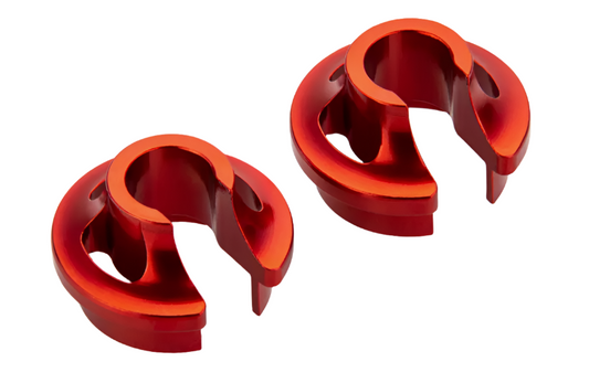 ROVAN Shock Spring Lower Retainers Red Aluminium 2pcs - ROV-95020