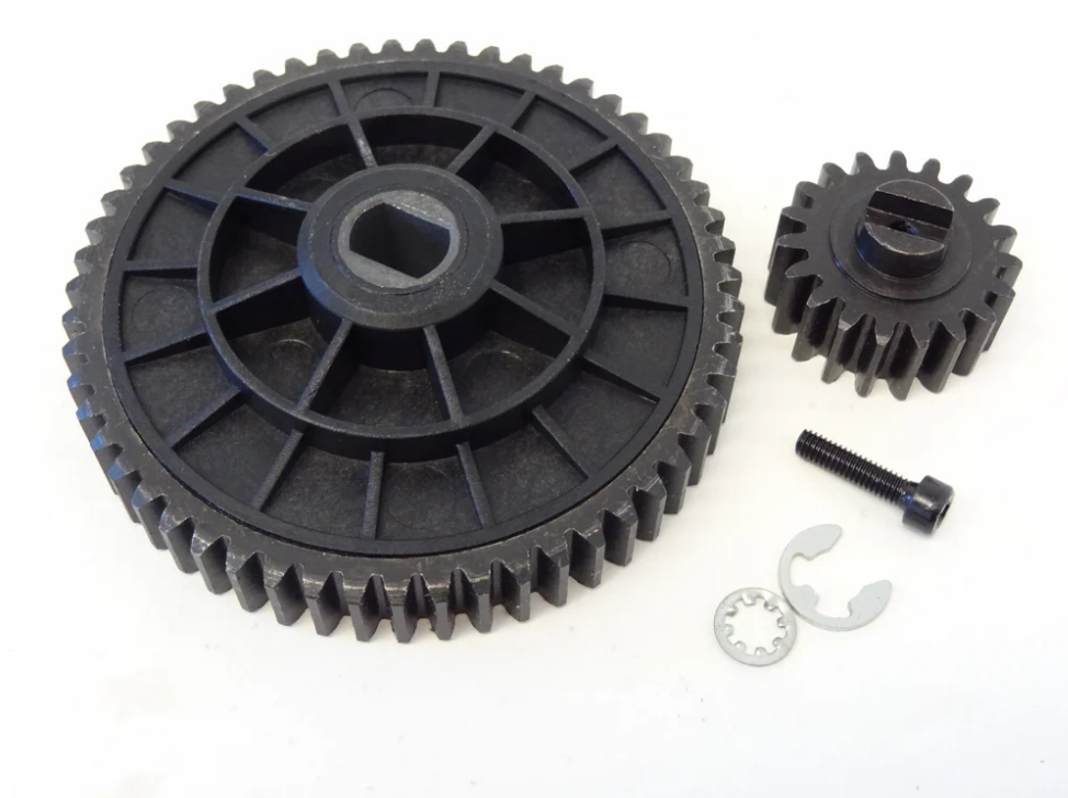 ROVAN 55T/ 19T Steel Spur & Pinion Gear Set w/ Dampers - ROV-95068