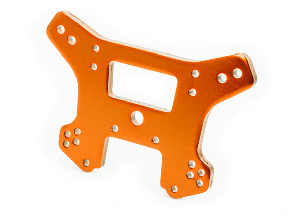 TRAXXAS Fr Shock Tower Orange Aluminium suit Sledge - 9539T