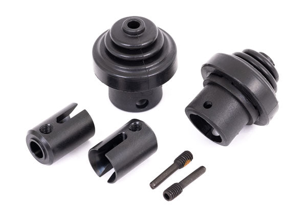 TRAXXAS Fr/Rr Diff Output Drive Cup w/ Boots Suit Sledge 2pcs - 9587