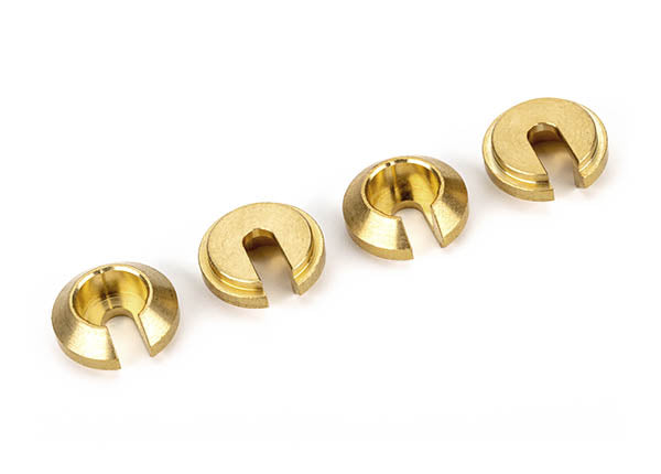 TRAXXAS Lower Shock Spring Retainer Brass suit TRX-4M 4pcs - 9761A