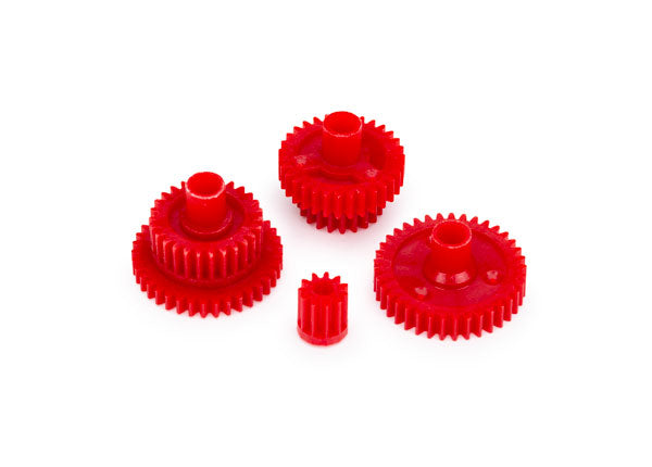 TRAXXAS 6.8:1 Transmission Gear Set Red suit Portal Axles & 11T Pinion Gear suit TRX-4M - 9776A