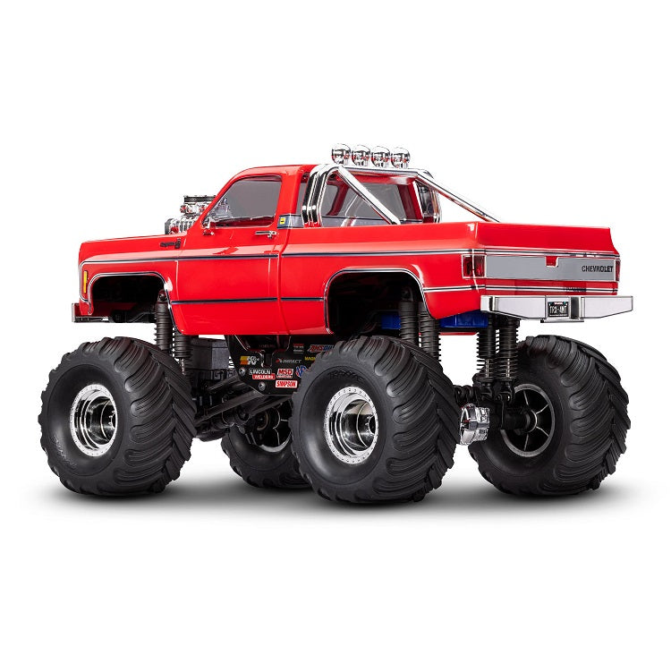 TRAXXAS TRX-4MT 1:18 Chevrolet K10 Monster Truck Red - 98064-1RED