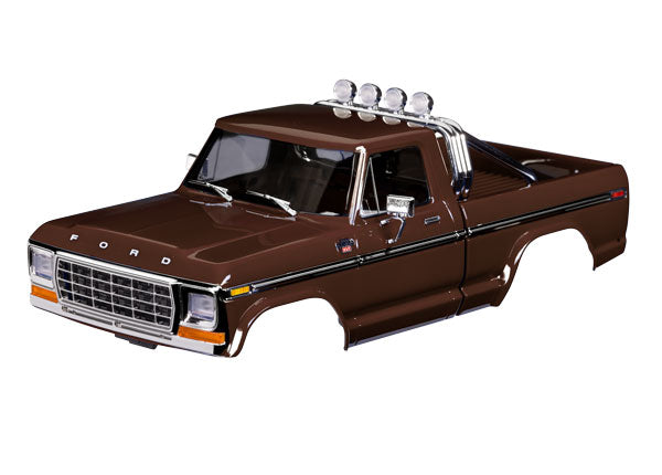 TRAXXAS 1:18 1979 Ford F-150 Body Brown Complete suit TRX-4M HT/ TRX-4MT - 9812-BRWN