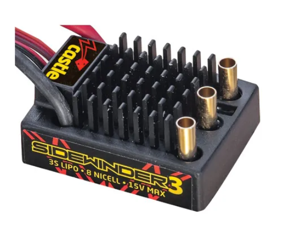 CASTLE CREATIONS Sidewinder 3 Sensorless 2-3S Brushless ESC - CSE010011500