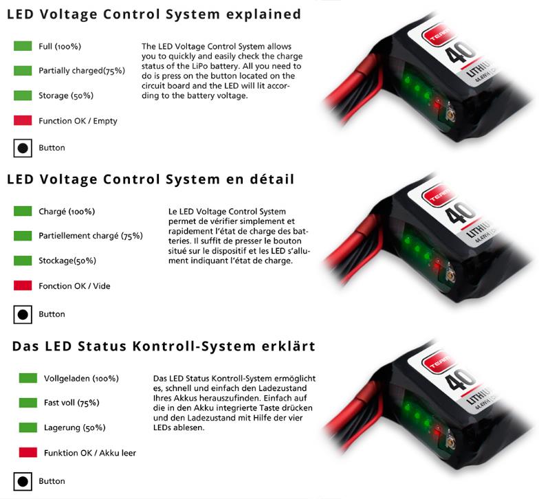 ORION 1000mah 11.1V 50C Lipo Battery SC JST - ORI60133