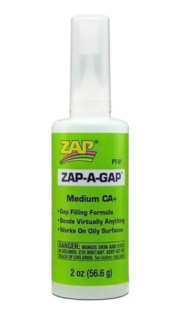 ZAP Green Medium CA Glue 2oz - PT01