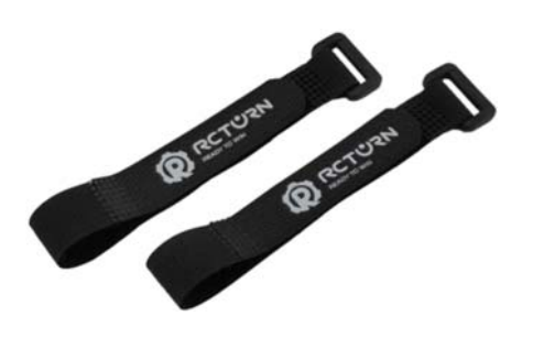 RCT 16x203mm Velcro Battery Strap 2pcs - RCTUP09001