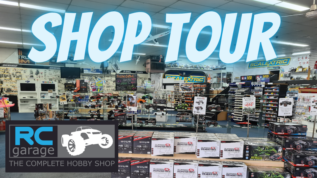 Load video: RC Garage Hobby Shop Tour