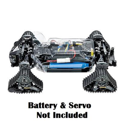 TAMIYA LANDFREEDER QUADRACK TT-02FT Kit 1:10 chassis detail - T58690