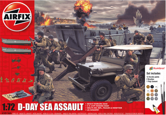 AIRFIX D-Day Sea Assault 75th Anniversary Gift Set 1:72 - A50156