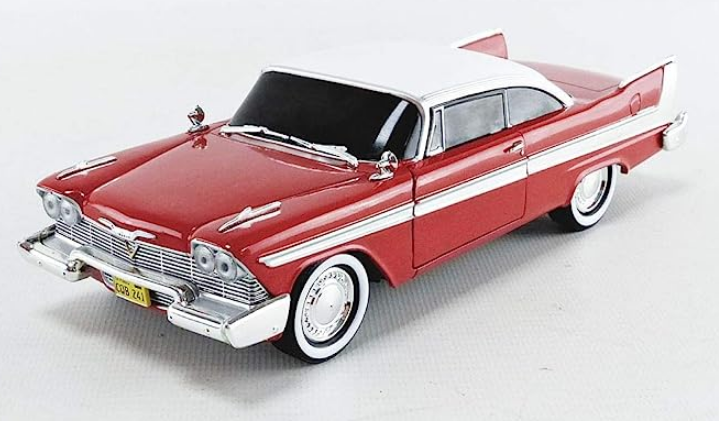 AMT Christine 1958 Plymouth Sport Fury White 1:25 - AMT840 | RC Garage ...