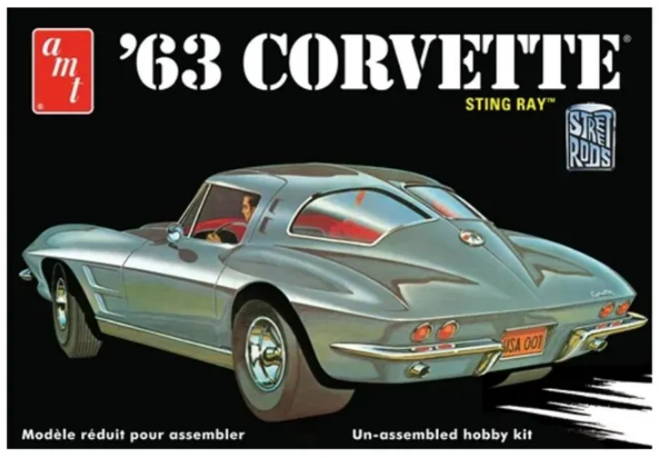 AMT 1963 Chevy Corvette 1:25 - AMT861