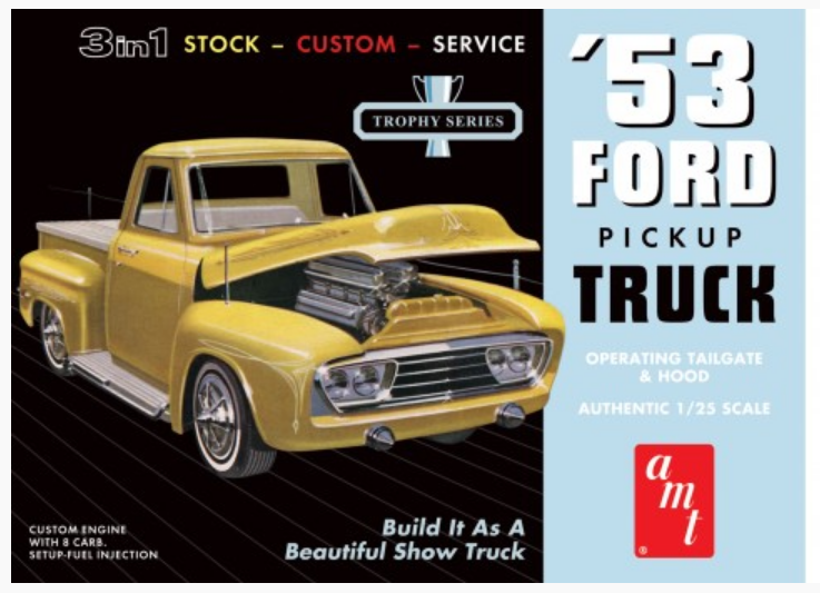 AMT 1953 Ford Pickup Truck 1:25 - AMT882