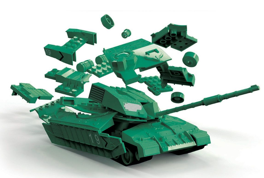 AIRFIX Quickbuild Challenger Tank - J6022