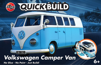 AIRFIX Quickbuild Blue VW Campervan - J6024