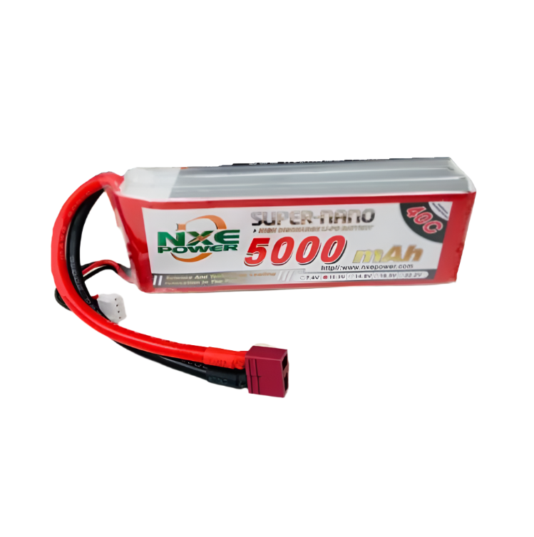 NXE 5000mah 11.1V 40C Lipo Battery SC Deans - 5000SC403SDEAN