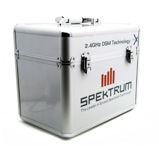 SPEKTRUM Single Air Radio Aluminium Case w/ Locks - SPM6708