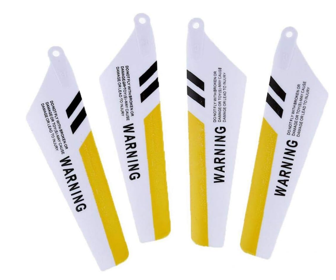 SYMA Yellow Main Blade Set 2xCW 2xCCW - SYM-S107G-03A