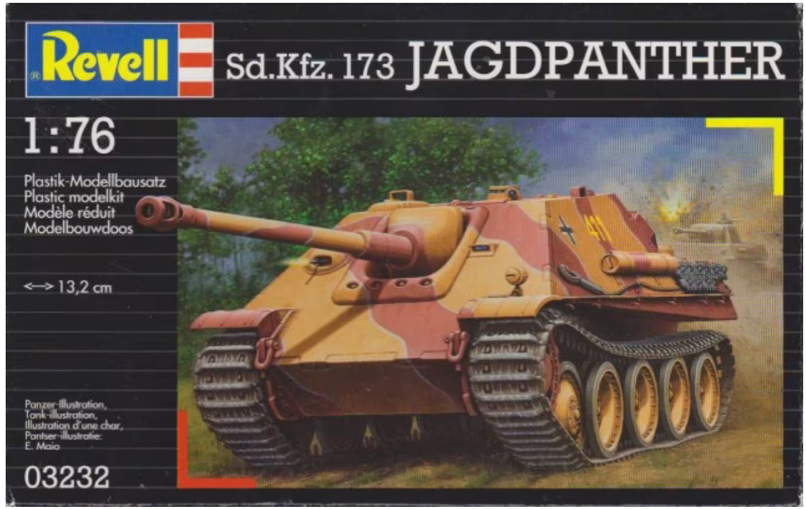 REVELL Sd.Kfz 173 Jagdpanther Tank 1:76 - 03232